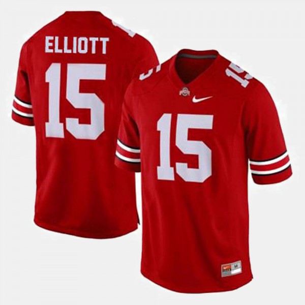 Ohio State Buckeyes Ezekiel Elliott Men's #15 Red College Football Jersey 2404XISM1